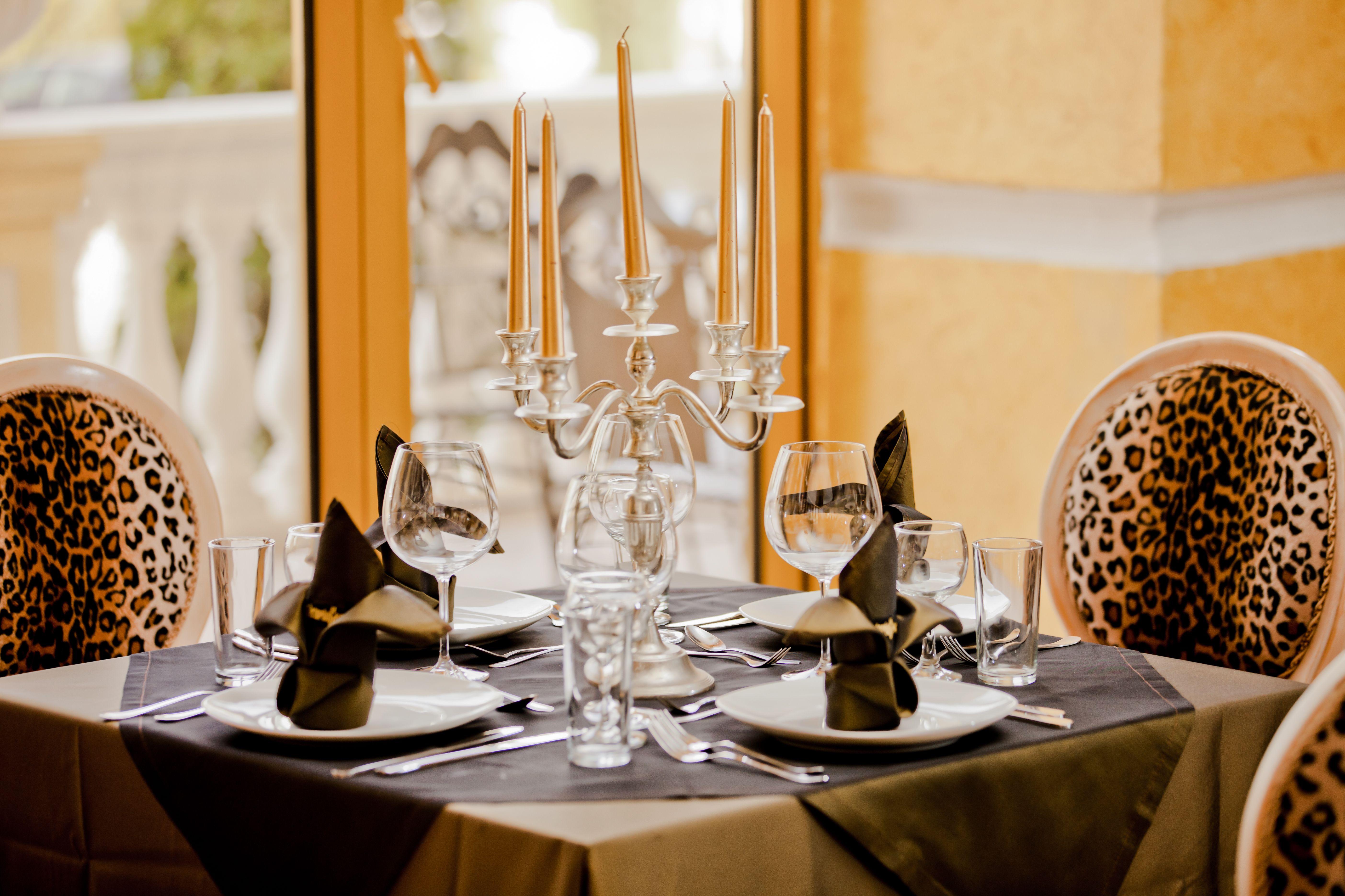 Imperial Palace Hotel Sunny Beach Exterior photo A table set for fine dining