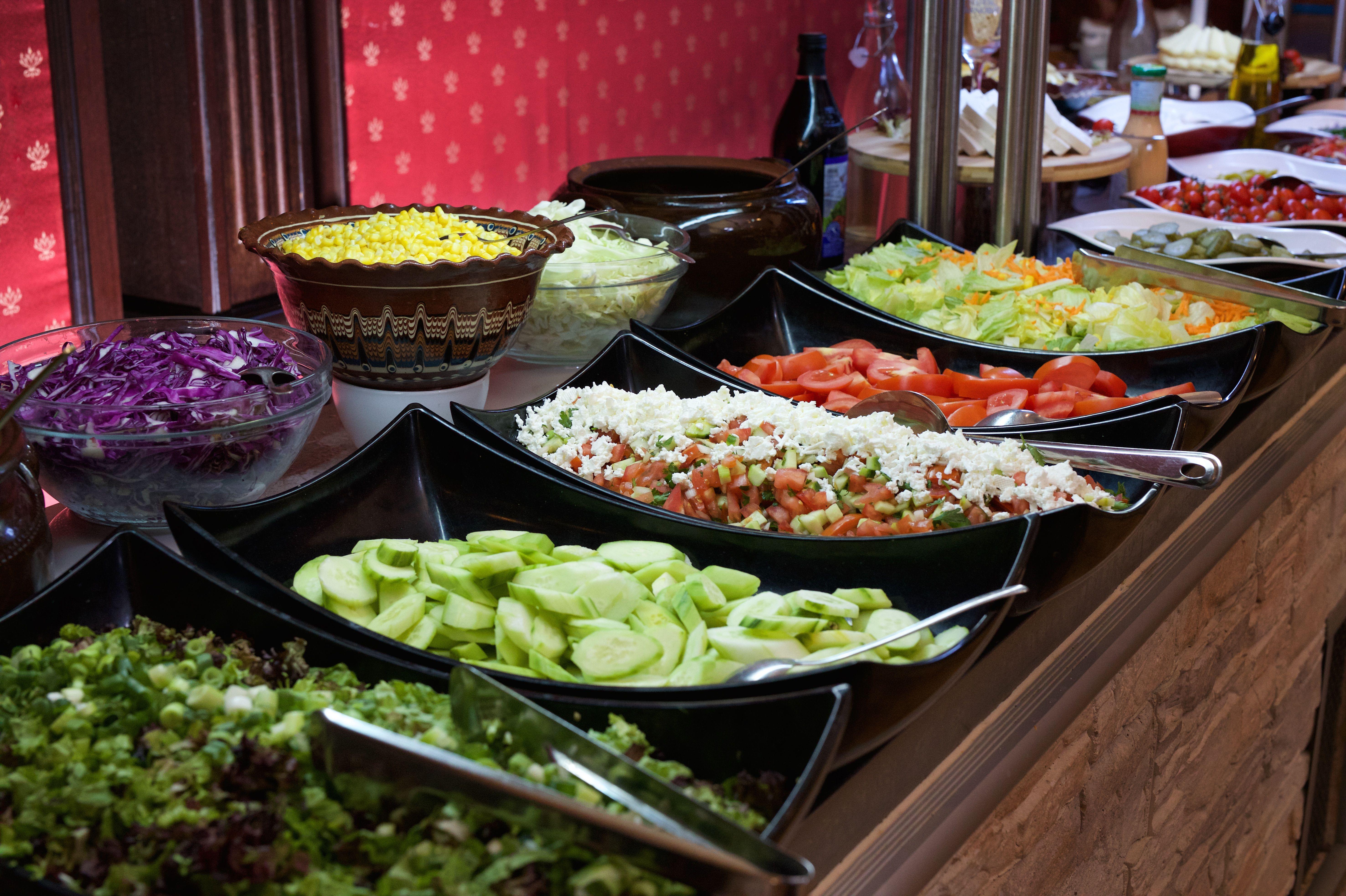 Imperial Palace Hotel Sunny Beach Exterior photo A salad bar